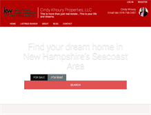 Tablet Screenshot of cindykhouryproperties.com